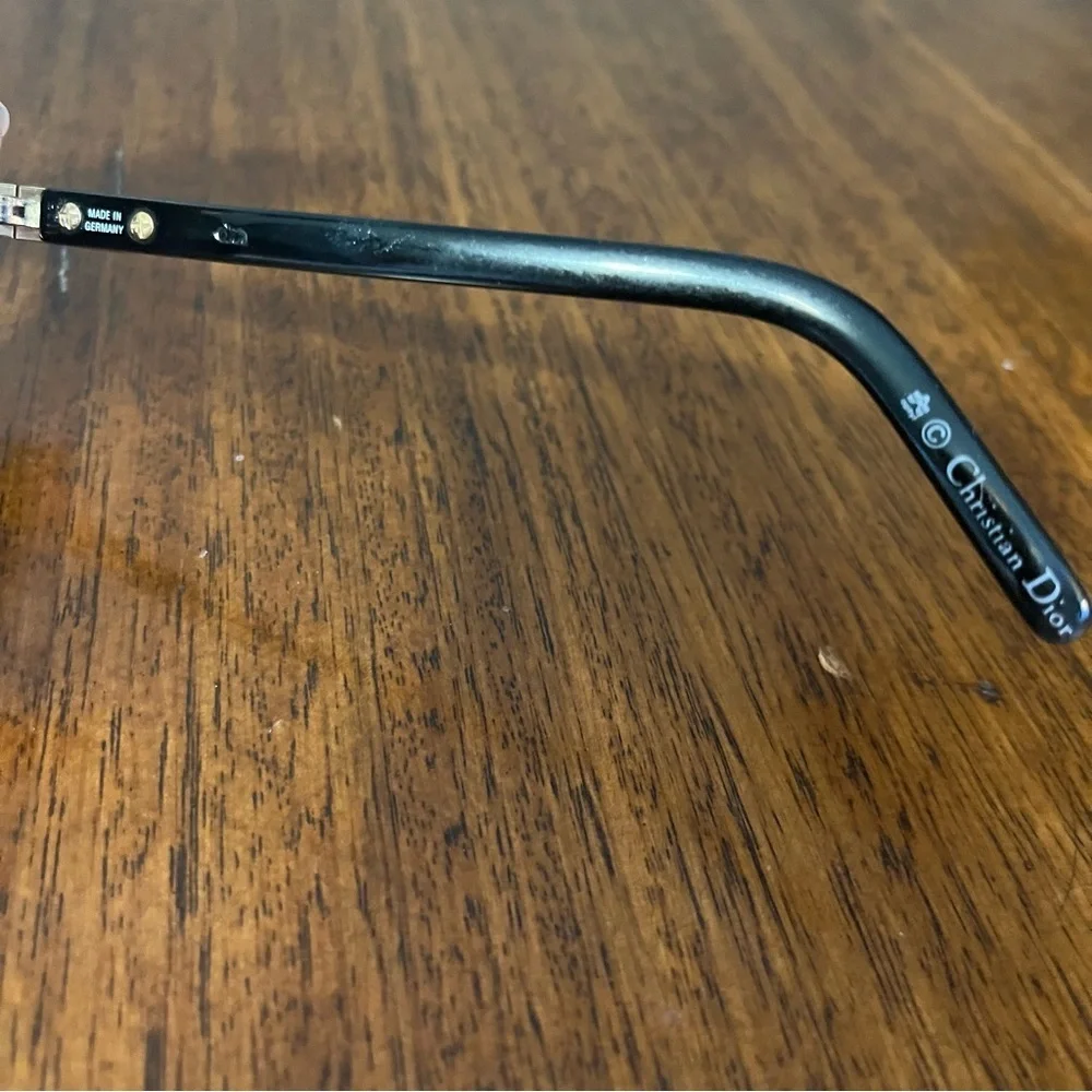 Christian Dior black and blue vintage sunglasses. Made in Germany 2277 90. - Picture 3 of 12